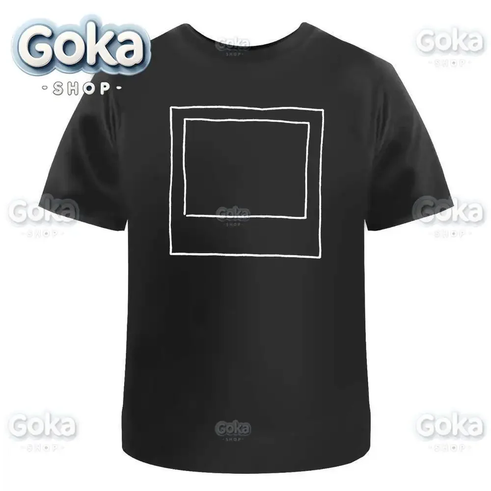 Empty Photograph Graphic T Shirts Mens Clothing New in Tops & Tees Cotton Women Printed T-shirt Y2K Clothes Cute Funny Tshirt