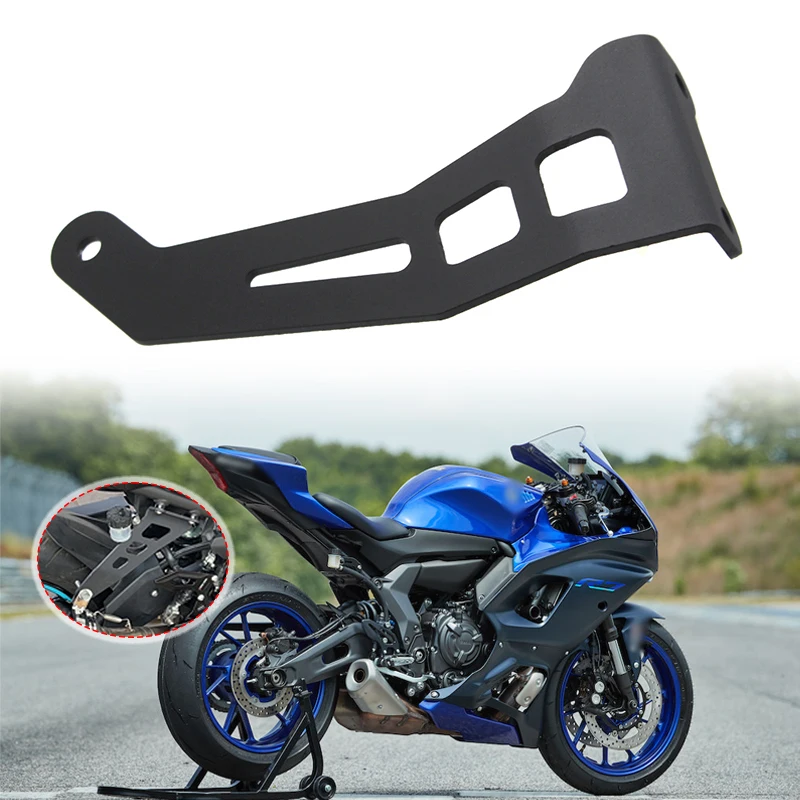 

For YAMAHA YZFR7 YZF R7 2022 Exhaust Clamps Hangers Motorcycle Aluminum Exhaust Muffler Pipe Bracket Mount Holder YZF-R7