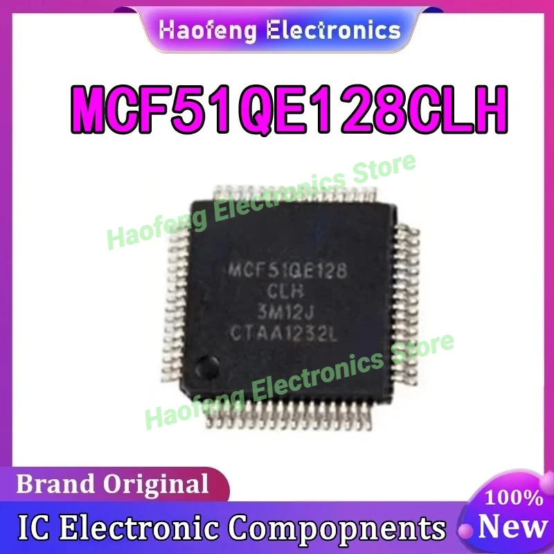 MCF51QE128CLH كتلة متكاملة لرقاقة IC أصلية جديدة في المخزون