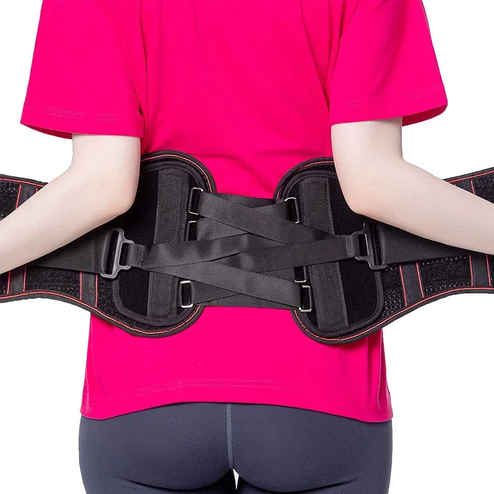 Lower Back Brace Pain Relief,Lumbar Support Belt,Adjustable Waist Strap for Sciatica,Spinal Stenosis,Scoliosis or Herniated Disc