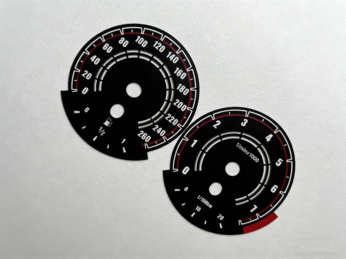 

Накладка на циферблат спидометра/тахометра 260 км/ч для BMW E84 E87 E60 E90 E70 (бензиновые модели)