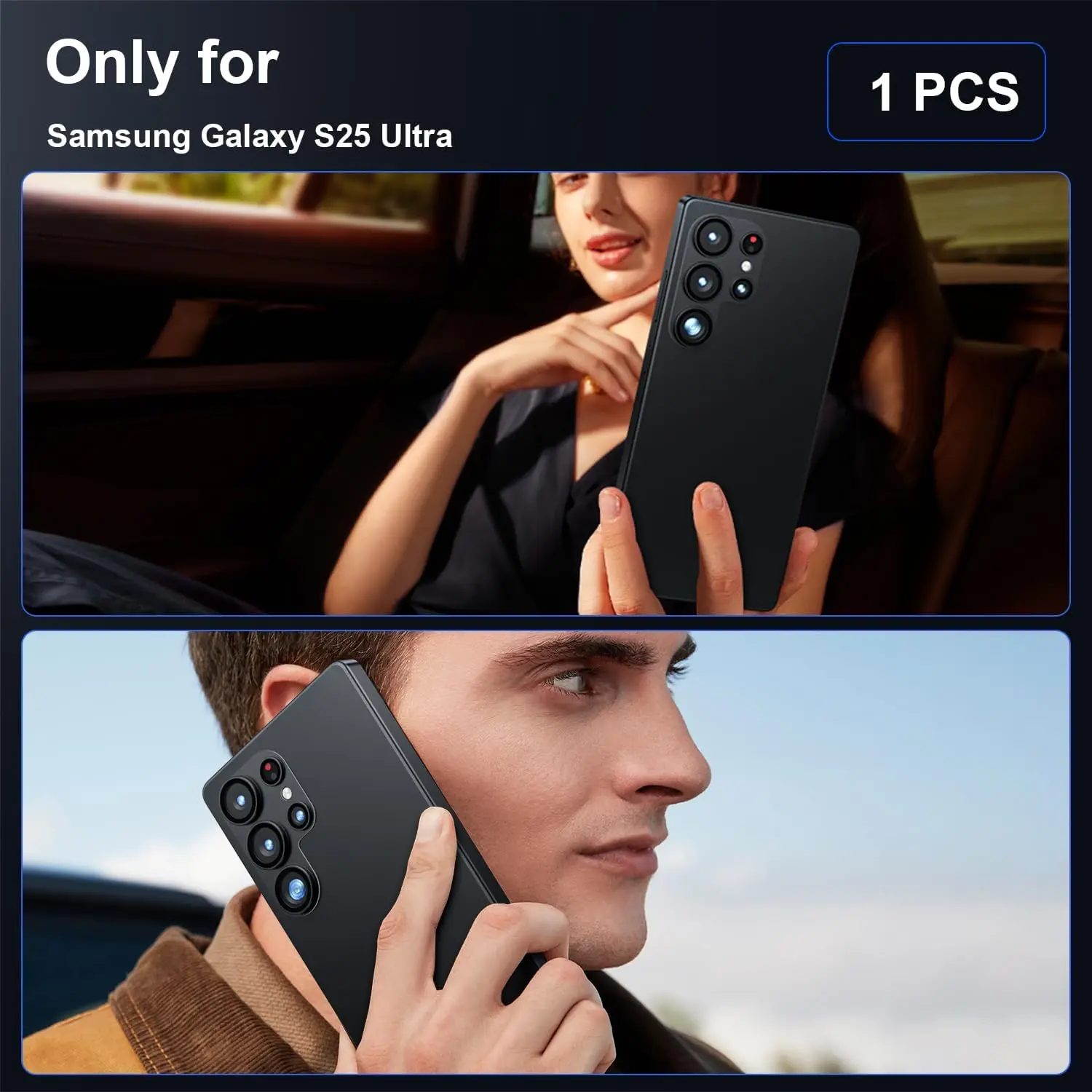 غطاء حماية لعدسة الكاميرا لهاتف سامسونج جالاكسي S25 الترا 5G 2025 S24 Plus S23 S25Ultra S25Plus ملحقات حماية الهاتف
