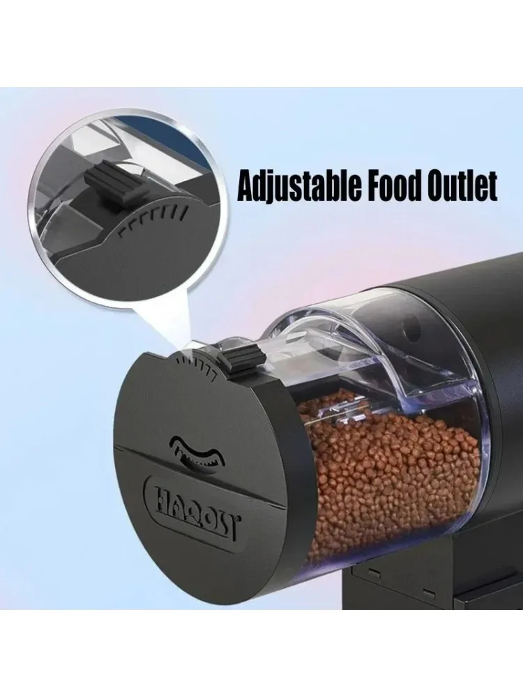 100ml Digitale Automatische Visvoederautomaat Programmeerbare Aquarium Voederautomaat met Timer IP66 Waterdicht voor Vijver Schildpaddenbakken - afbeelding 2