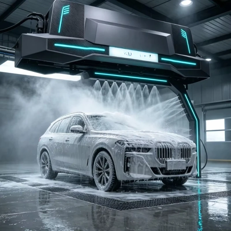 Remote Monitoring No Damage to Car Paint Professional Detailing Shop Automatic Car Washer Touchless Automatic Car Wash Machine