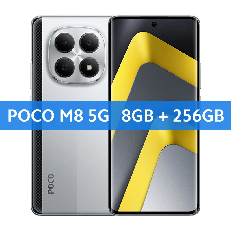 グローバル版 POCO M8 5G スマートフォン 256GB 512GB Snapdragon ® 第