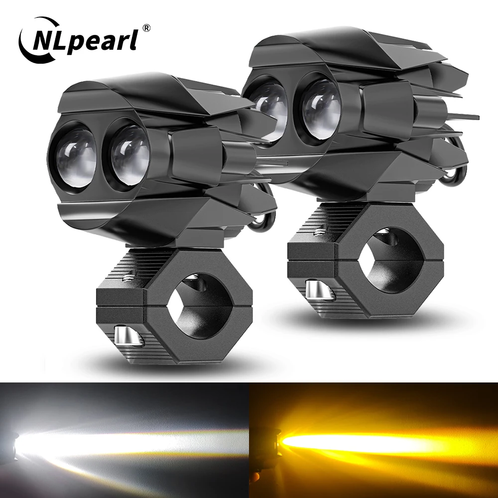 

3inch Motorcycle Fog Lights 6000K 3500K LED Off Road Driving Light 20000LM Auxiliary Spot Work Lights for Truck Car ATV