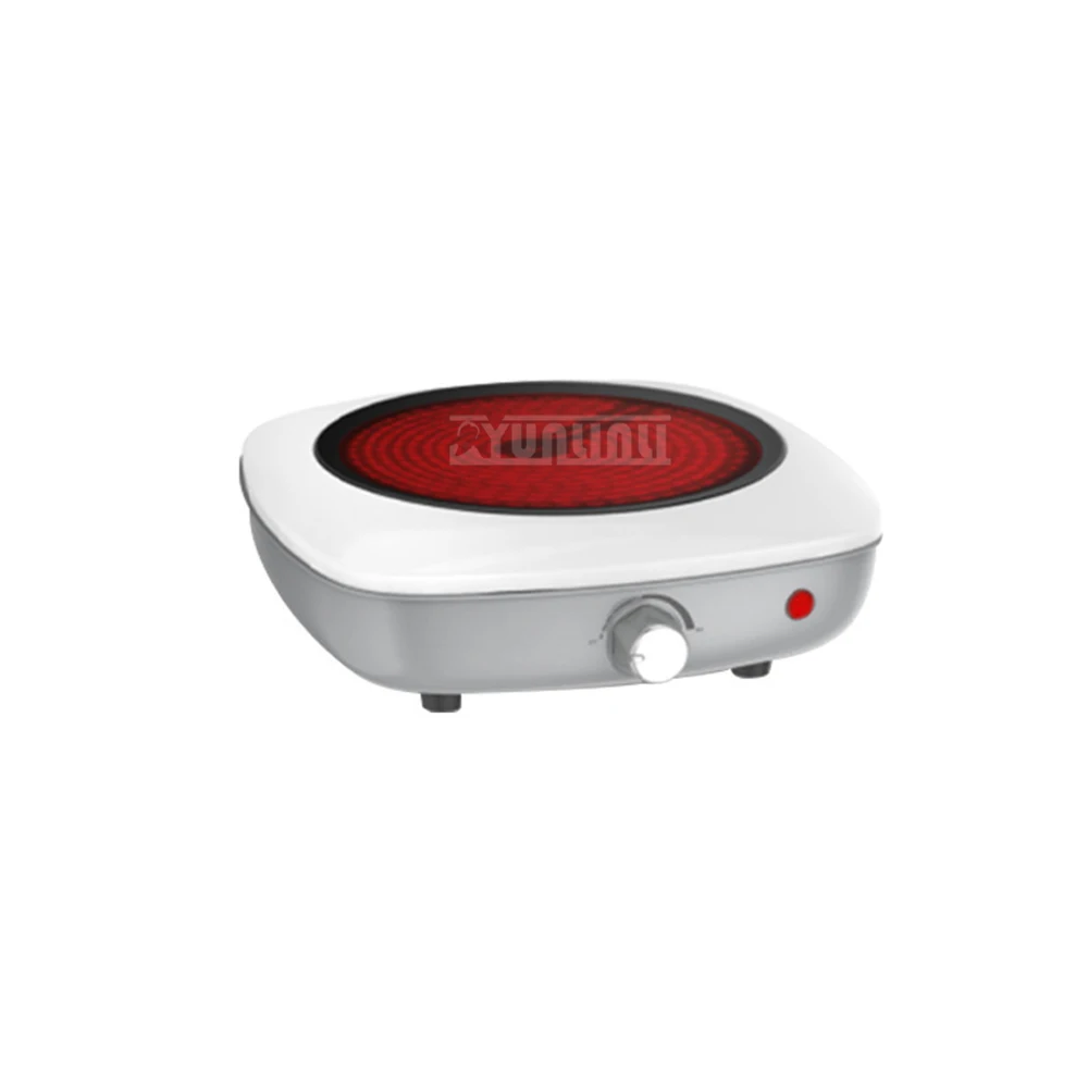 1300W เตาแม่เหล็กไฟฟ้าที่มีประสิทธิภาพรอบจานร้อนไฟฟ้าสําหรับทําอาหารมินิไฟฟ้าเครื่องทําความร้อนเซรามิคในครัวเรือน