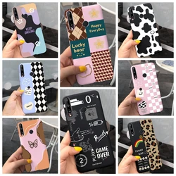 For Huawei P40 lite E Case Silicone Soft Phone Cases For Huawei Y7P P40 LiteE P40LITE E Back Cover Funda Coque Color Block Capas