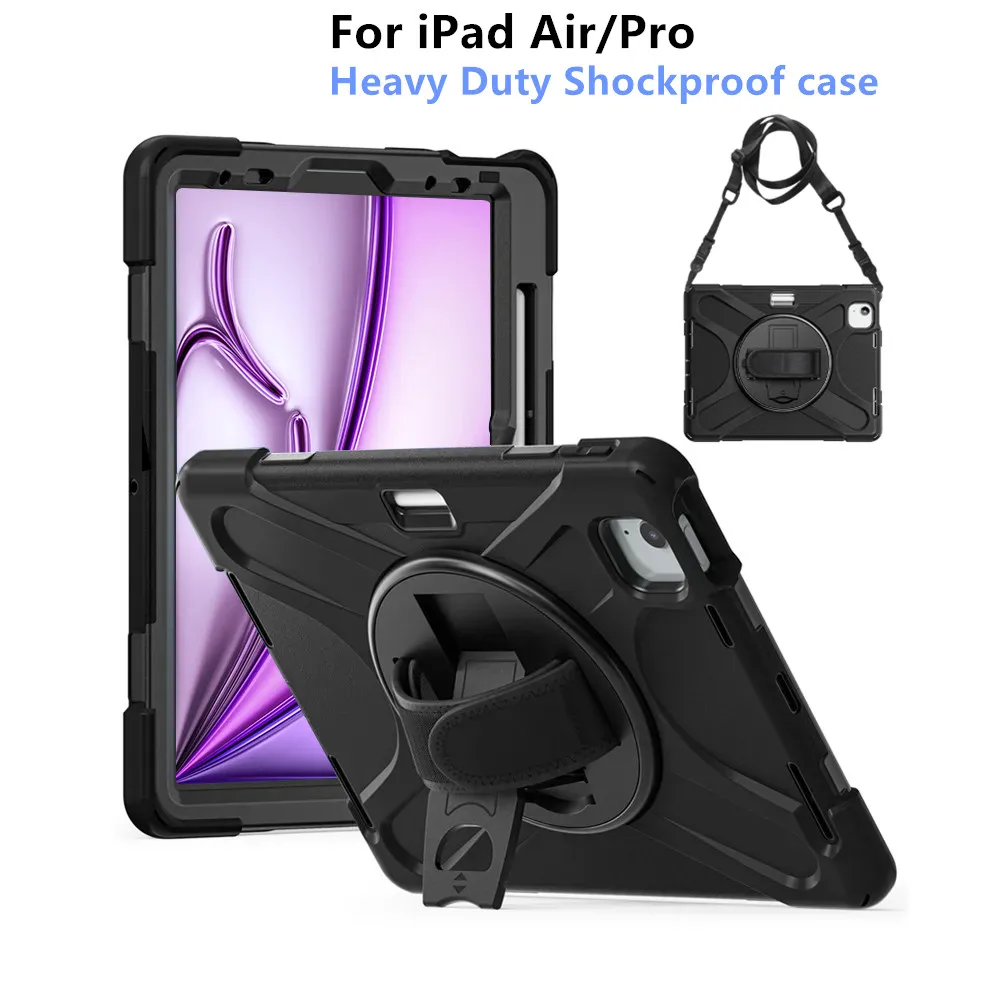 Kids Silicon Armor Case For iPad Pro 13 Case M5 M4 2026 Air 11 13 M4 M3 M2 Pro 11 12.9 Air 4 5 6th Tablet Shockproof Cover case