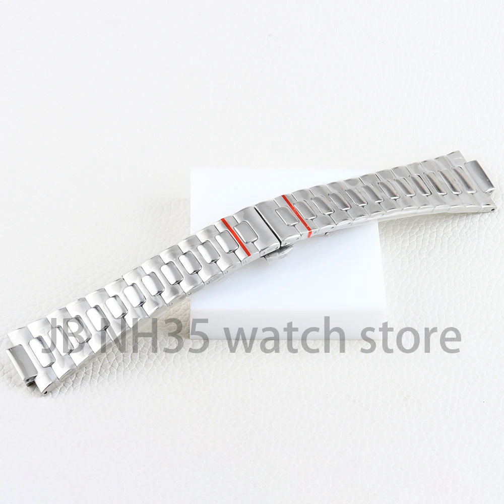 مربع 42 مللي متر ساعة فضية حافظة الفولاذ المقاوم للصدأ صالح تعديل NH35 NH36 حركة 29.5 مللي متر الطلب CUBITUS حافظة ساعة اكسسوارات