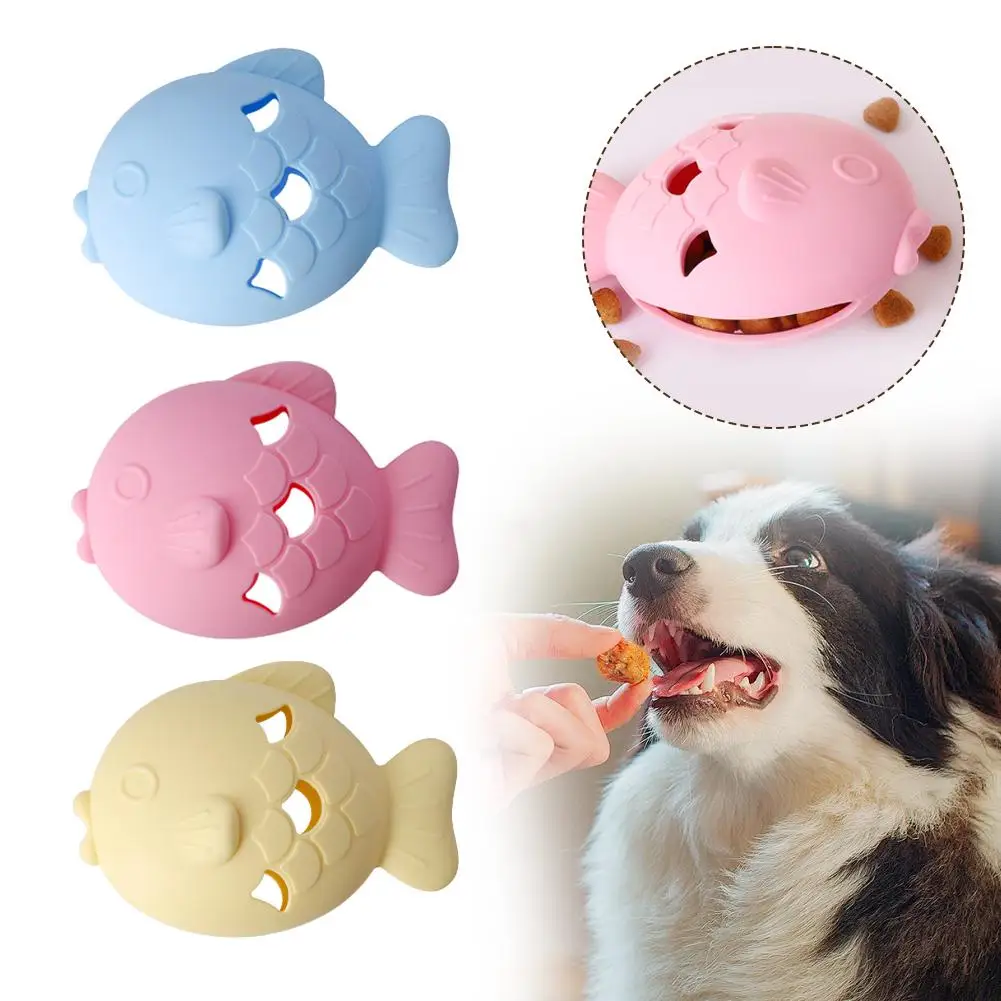 Interaktives Hundespielzeug aus Silikon, undichter Futterspender, Puzzle-Leckerli-Spender für Welpen, Kätzchen, Kauen, Linderung, Zahnen, langsames Füttern, Zubehör
