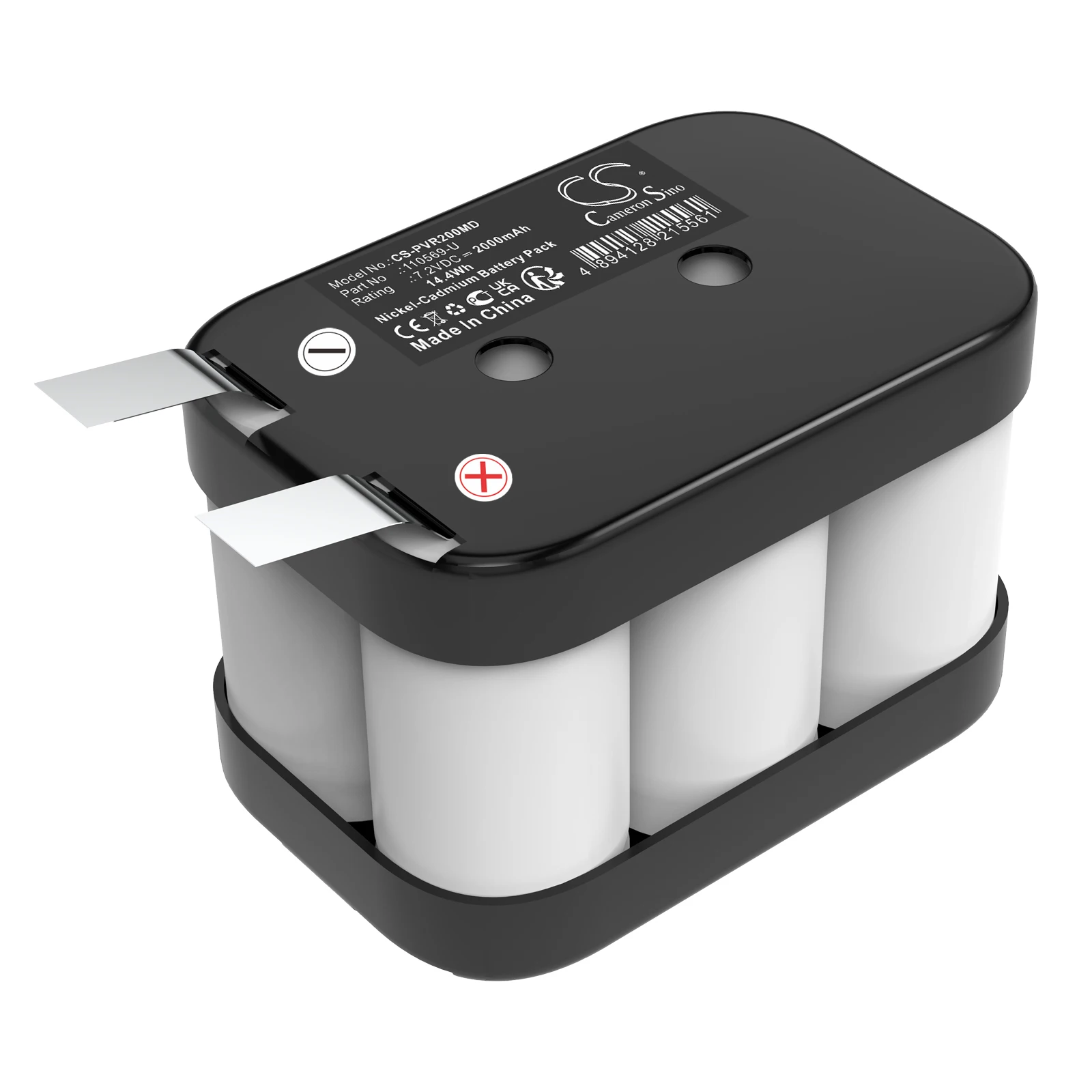 CS Replacement Battery for Physiomed Hivamat 200,Hivamat 200 Muscle Stimulator PN:110569-U,30059180 2000mAh / 14.4Wh