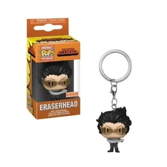 Funko Pop llavero de juguete My Hero Academia ERASERHEAD figura de acción de PVC juguetes POP de bolsillo