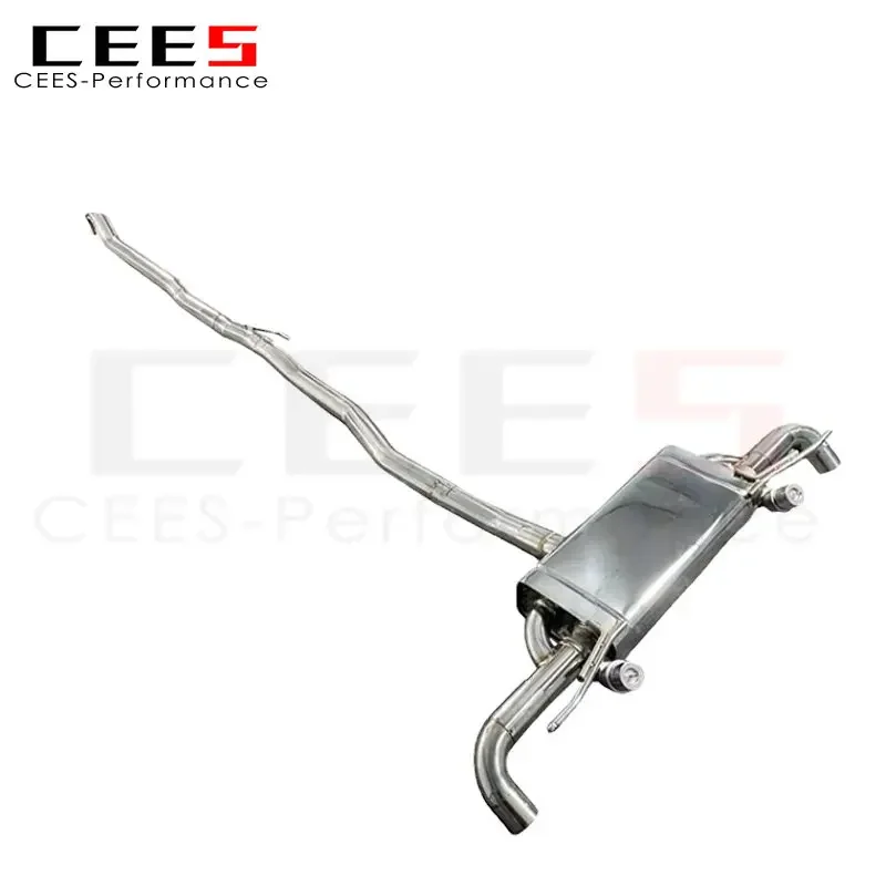 CEES for Mercedes Benz W177 A45  A45S SS304 High Flow Performance Valved Mufflers Catback Exhaust System Assembly Car Tuning