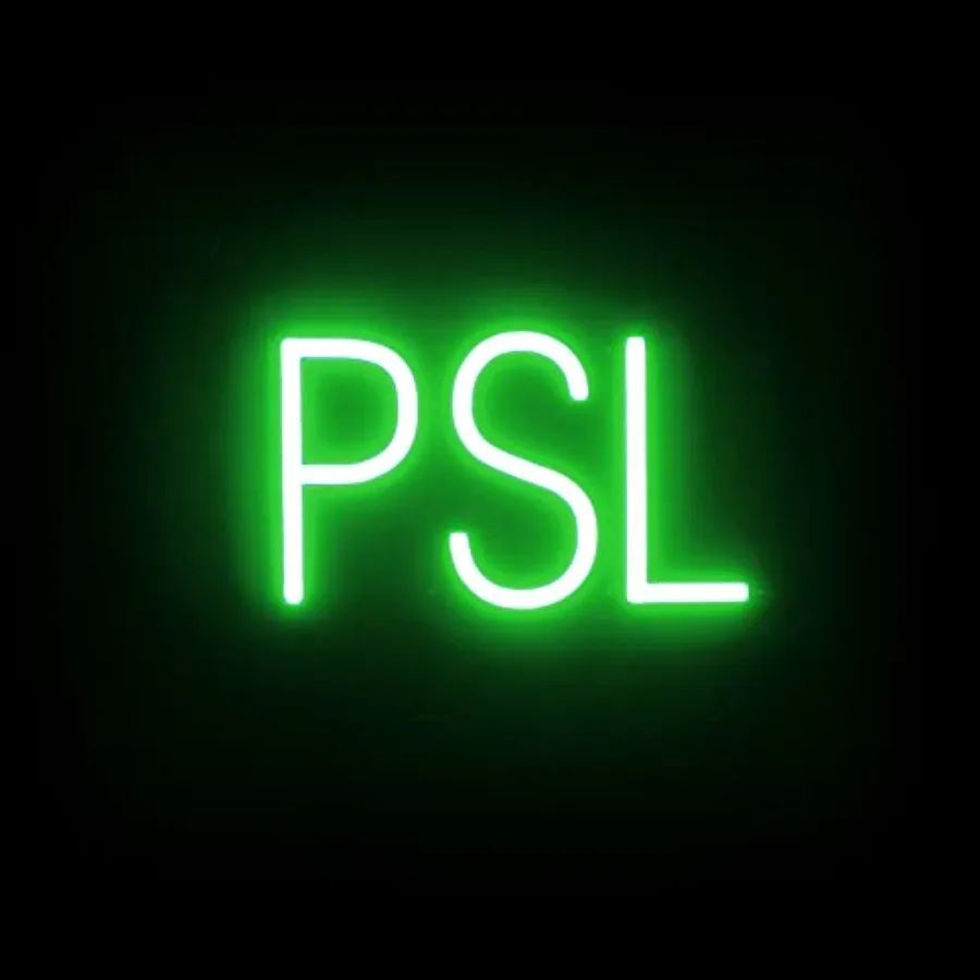 

Неоновая вывеска PSL с LED-подсветкой, 12,5 x 6,3 см, красный прозрачный акрил, яркое LED-освещение для розничной торговли
