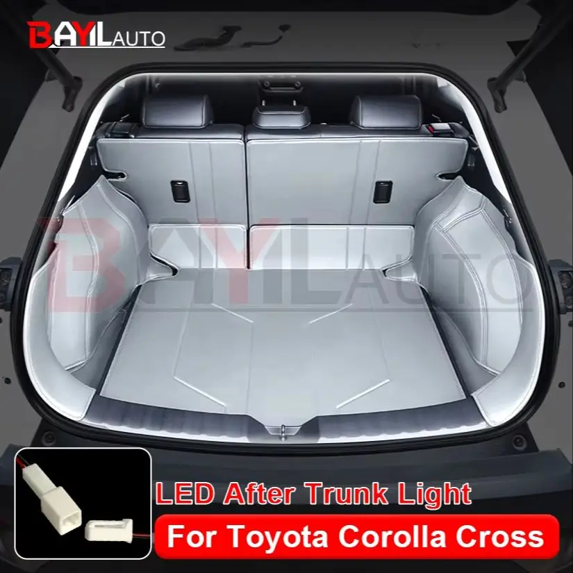 

Customized For Toyota FrontLander COROLLA CROSS Car LED Trunk Light Flexible Atmosphere LampTail Box Light Interior Accessories