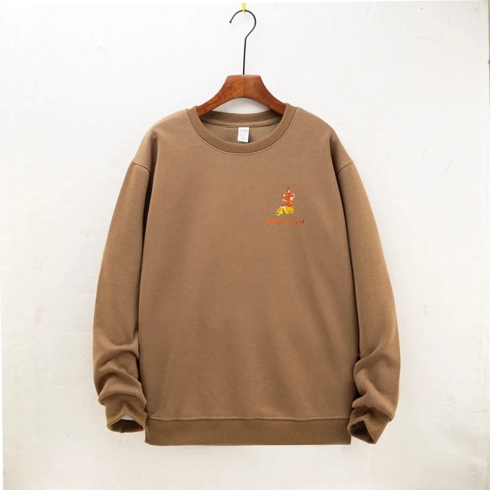 Women's Simplicity Pullover Sweatshirt 2024 Spring/Fall New Casual Sports Sweatshirt Printed Single Piece Top