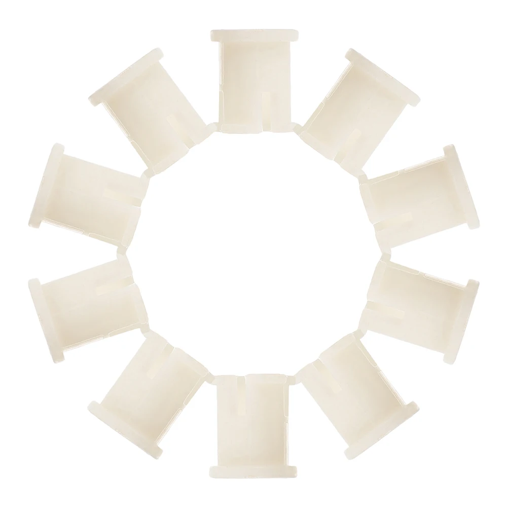 

10pcs Caster Socket Wheel Socket Plastic Furniture Chair Accessories Rubber Cap Sleeve Castor Stem Inserts