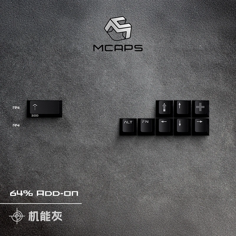 MELETRIX MCAPS アルミメタルキーキャップ 61レイアウト 64キー追加