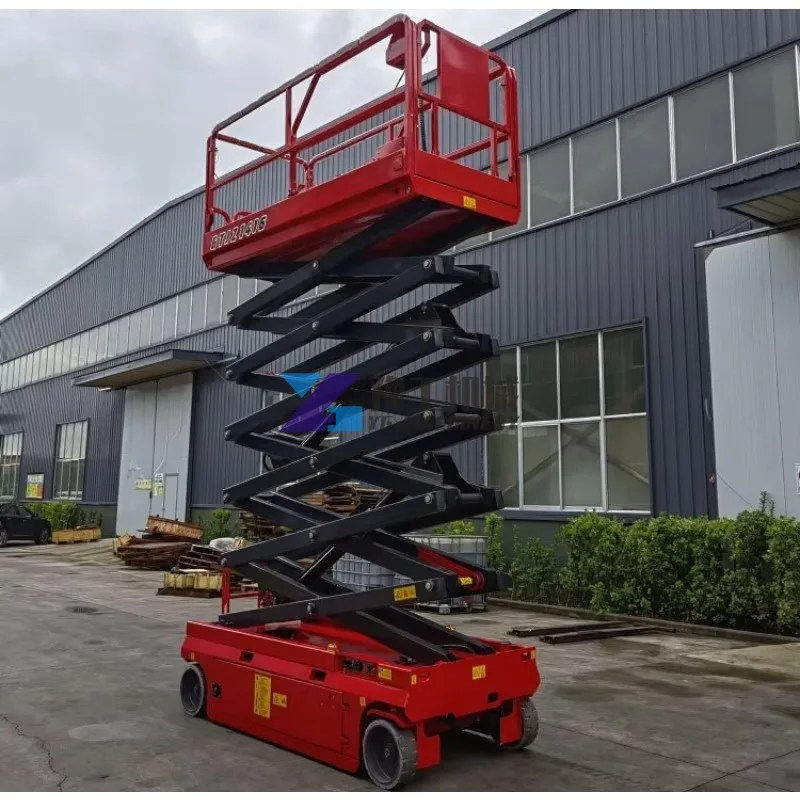 Plate-forme élévatrice à ciseaux de fabrication d'ascenseur automotrice de bonne qualité, plate-forme Mobile à haute altitude, chariot de devoirs d'usine en Chine