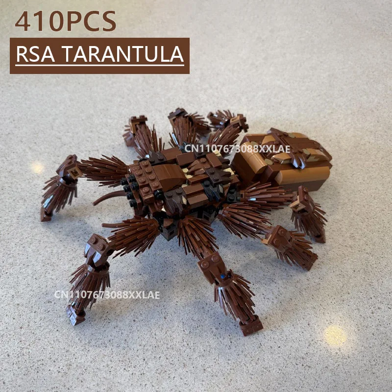 410 قطعة 2026 جديد الخالق خبير اللعب الحشرات العنكبوت RSA الرتيلاء اللبنات الطوب هدايا عيد الميلاد للبنين