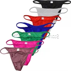 Herren dehnbare ultra dünne Hüfte Bikini Slips Beutel posiert Strand Bräunung Kofferraum weiche breantha ble Unterwäsche schnell trocknende Schwimm strings