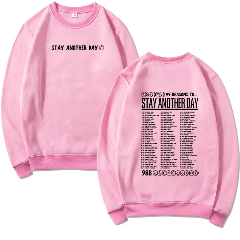 STAY ANOTHER DAY เสื้อกันหนาวผู้หญิงนุ่มสบายๆหลวม VINTAGE หญิง Hoodies 2024 ฤดูหนาว WARM ขนแกะนักเรียน