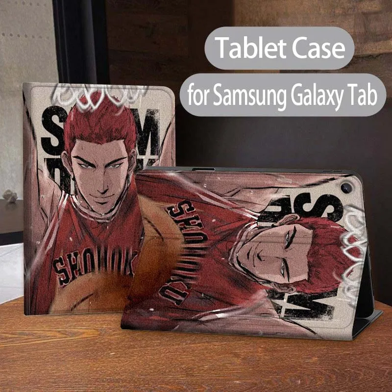 

Чехол для планшета Comic Slam Dunk Art Cool для Samsung Galaxy Tab A7 A A8 A9 S9 S10 S6 S7 S8 S11 8.7 10.1 10.5 11 10.9 Lite PLus Inch