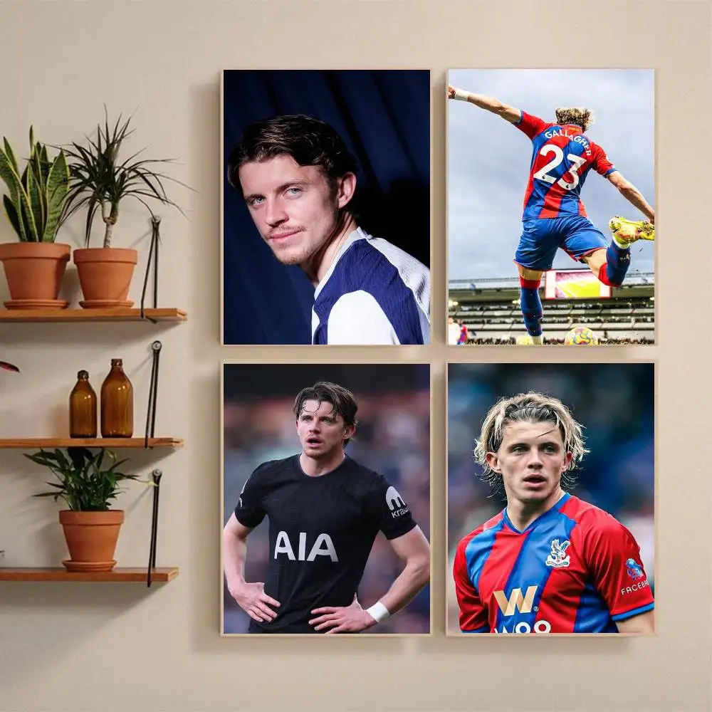 athlete C-Conor G-Gallagher  Poster Self-adhesive Art Waterproof Paper Sticker Coffee House Bar Room Wall Decor