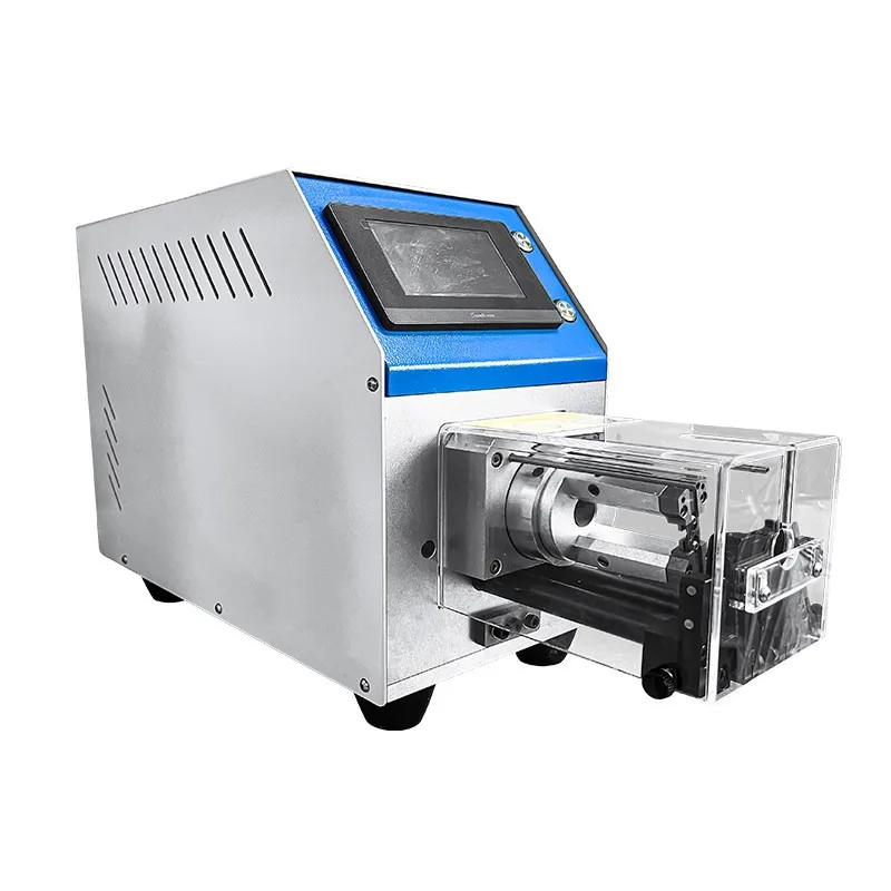 Semi-Automatic Coaxial Wire Stripping Machine - High-Precision Rotary Tool for Multi-Layer & Shielded Cable Stripping
