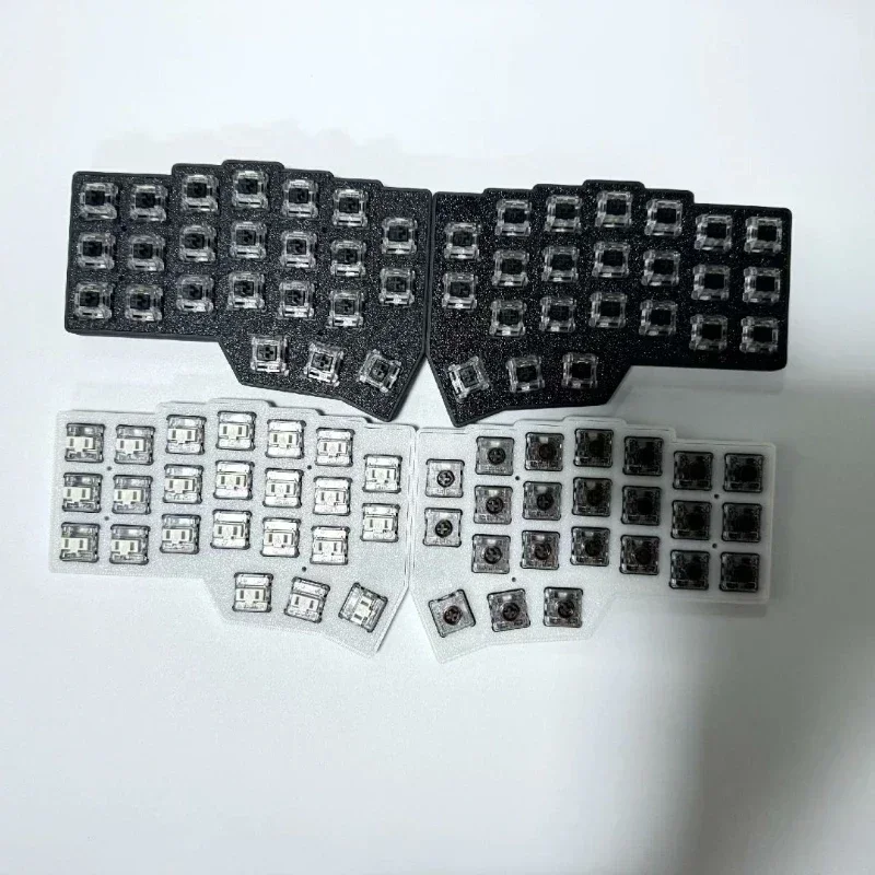 Corne V4.1 Split Keyboard Kit Customized PLA Case RGB Hot Swap Wired Corne Split Keyboard for Vial Ergonomics Cherry Choc V1 V2