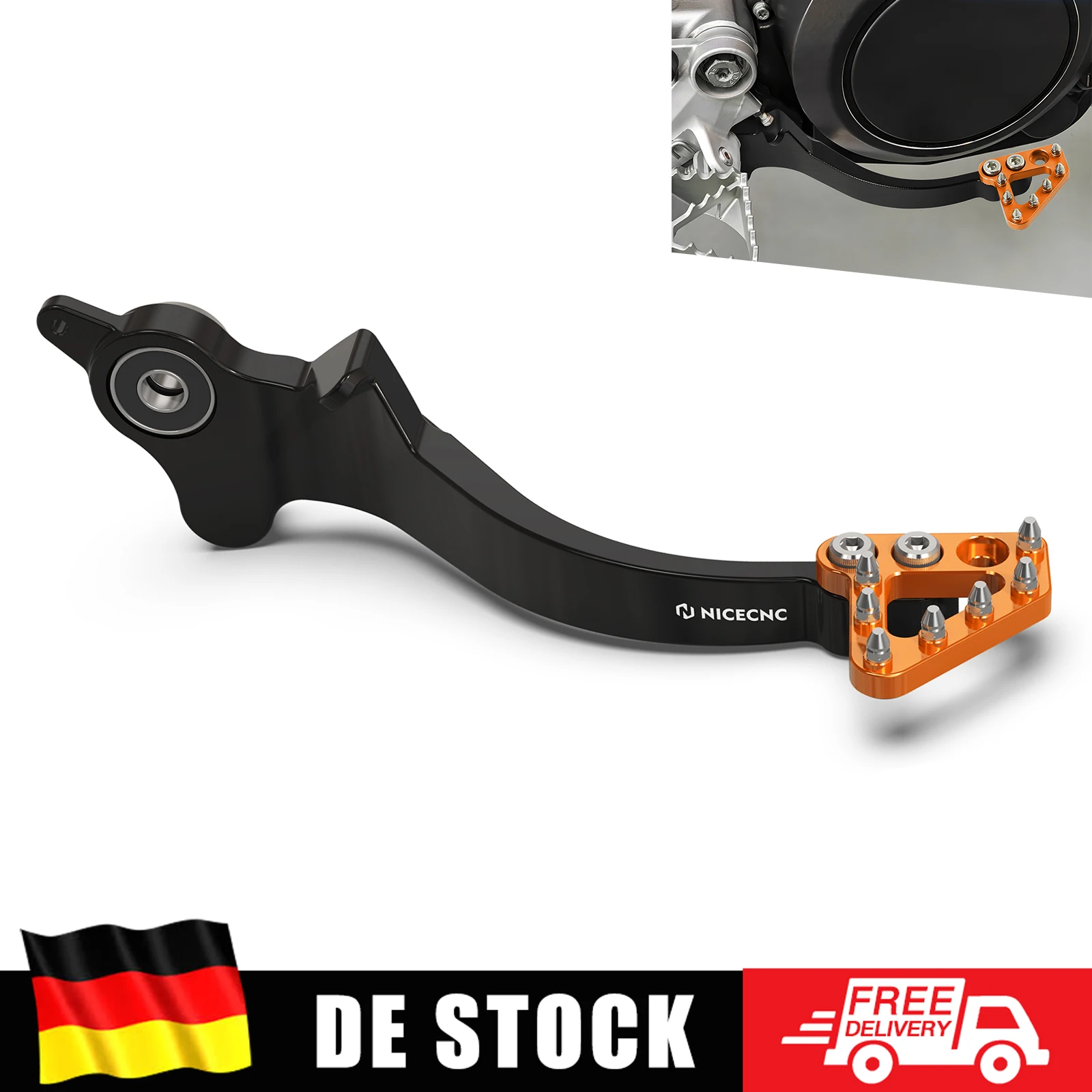 

For 2008-2023 KTM 690 SMC 690 SMC R Brake Lever Foot Brake Pedal for KTM 690 Enduro 690 Enduro R 2008-2019 2020 2021 2022 2023