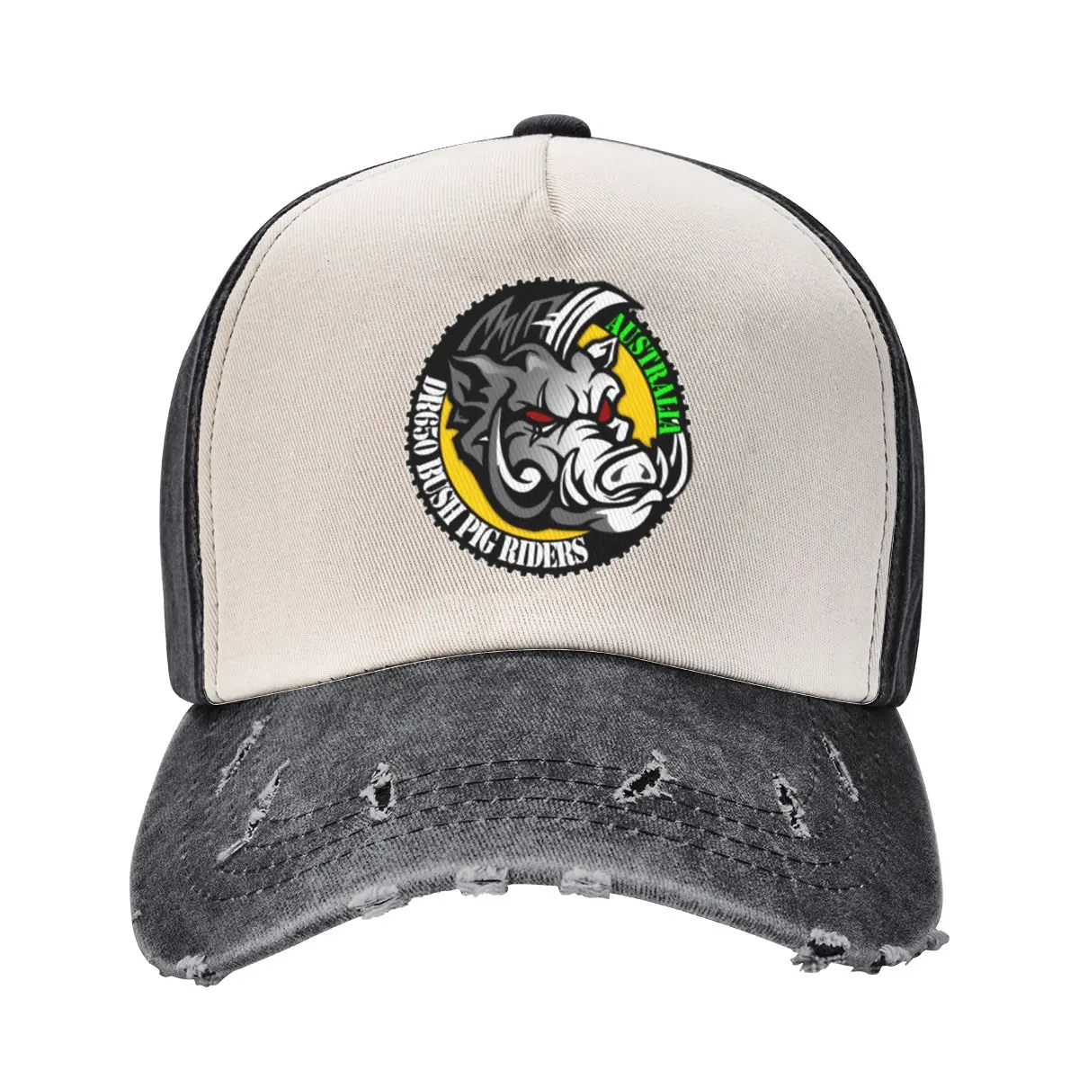 

DR650 Bush Pig Riders Baseball Cap custom caps |-F-| Sports Cap Anime Ladies Men's