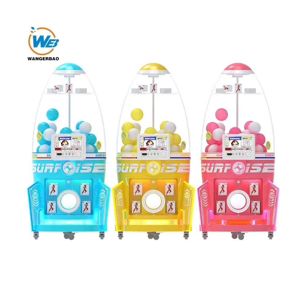

WANGERBAO Gaming Equipment Gashapon Coin Operated Gacha Twisted Egg Gachapon Toy Vending Custom Gashapon
