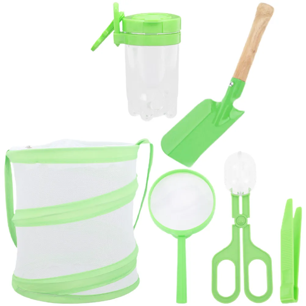

1Set Natural Exploration Kit for Children Portable Visible Butterfly Cage Mesh Insect Observation Habitat for Biological