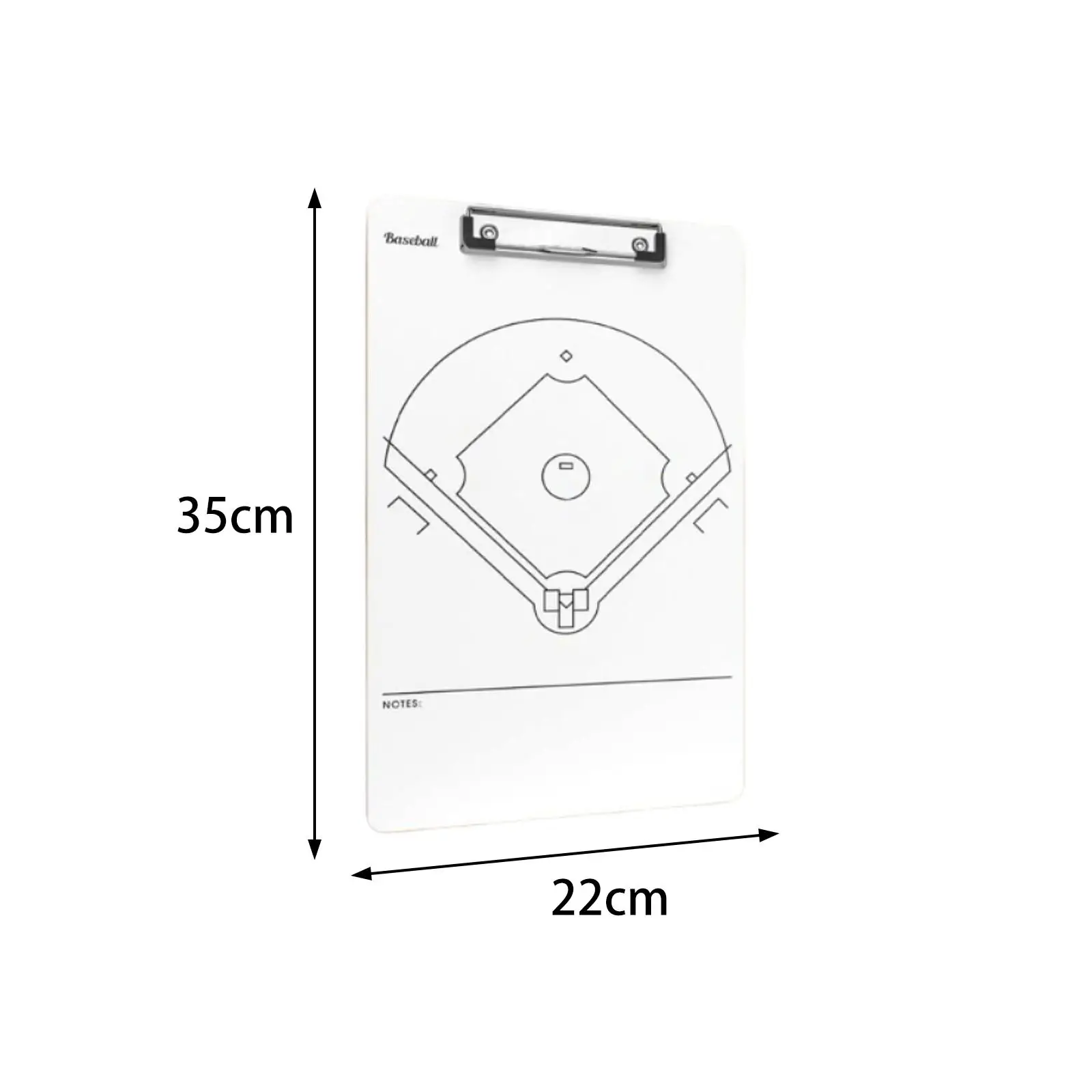 Honkbal Droog Wisbord Leerassistent Dubbelzijdig Begeleidingstrainingshulpmiddel Professionele trainingsapparatuur Lineup Board