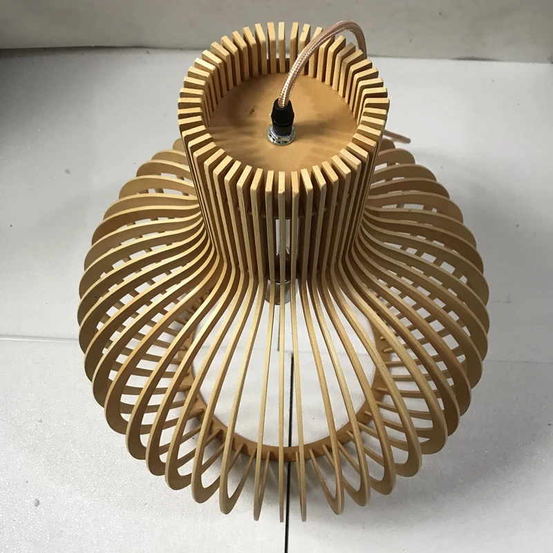 Nordic preto branco madeira birdcage luz pingente para sala de estar fornecido pelo fabricante profissional de lâmpadas de madeira navio livre