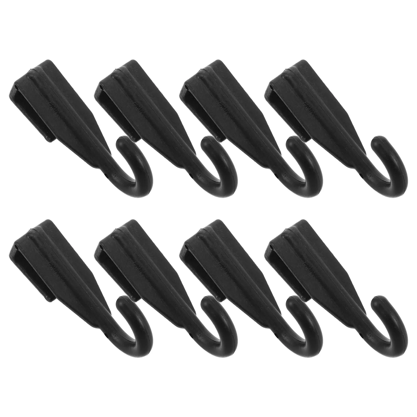 

8pcs Microwave Rack Hooks over Door Hanger Wall Mount Bathroom Office Plastic Multi Purpose Storage Solution Shelf Holder