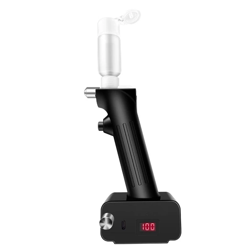 Electric No-Clean Spray Tool Handheld Coloring Air Pump Rechargeable Portable with 4 Spray Modules (2 X 0.3mm and 2 X 0.5mm)