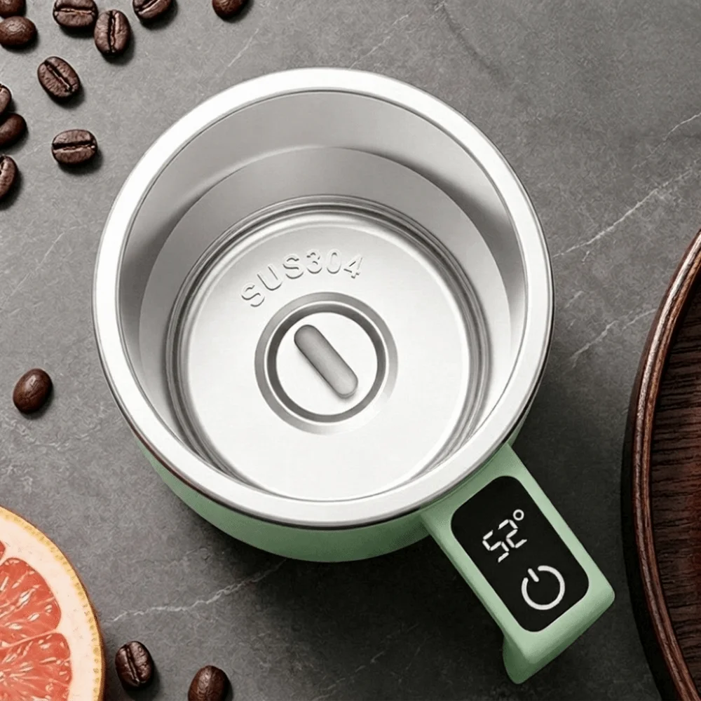 Magnetic Self-Stirring Coffee Mug Spill-Proof Lid Rechargeable Automatic Mixing Cup Touch Screen Portable Self Mixing Mug
