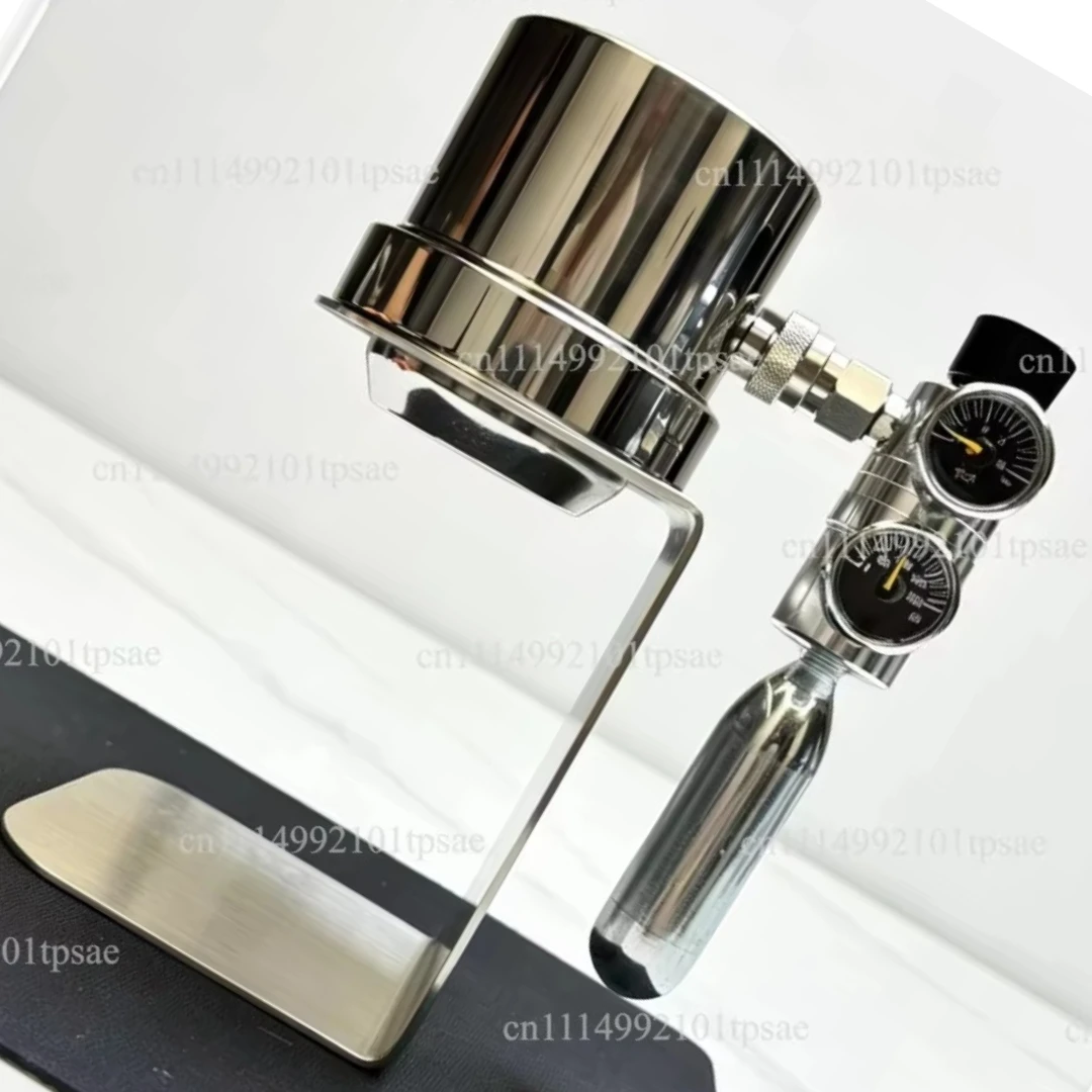 Coffee Maker Pneumatic Espresso Machine 9 Bar Pressure Extraction Portable Coffee Maker Stainless Steel Home Use