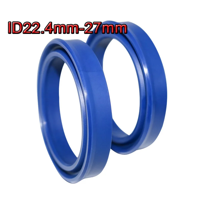 ID22.4mm-27mm Thickness 4mm-10mm UN/UHS/UNS Y Type Ring Polyurethane (PU) Hydraulic Oil Seal Cylinder Piston Sealing Ring Gasket