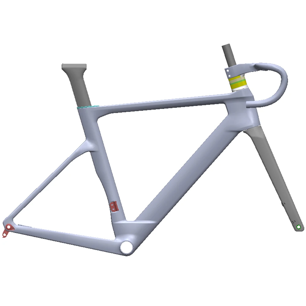 ELITE Rahmen Carbon Rennrad Rahmen Fahrrad Zubehör Scheibenbremse Carbon Radfahren Frameset T1000 Racing rahmen BB86 – Detail 10