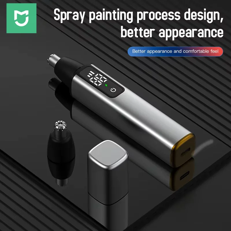 

2026 Mijia New Rechargeable Electric Ear Nose Hair Trimmer Type-C Fast Charging Portable shaver Hair Clipper Trimmer For Nose