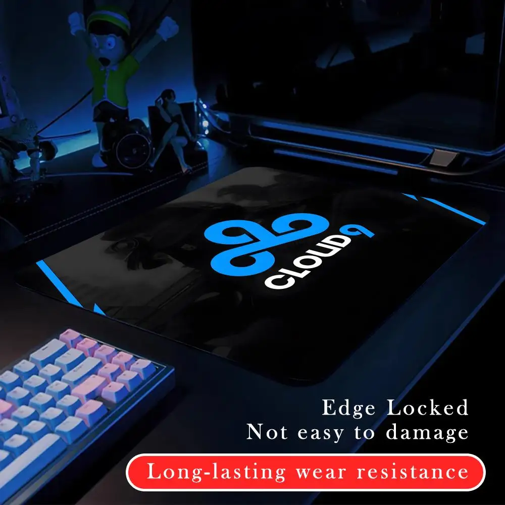 Cloud9 Mouse Pad Cartoon rubber Small mouse pad desktop computer office keyboard e-sports ROGs game