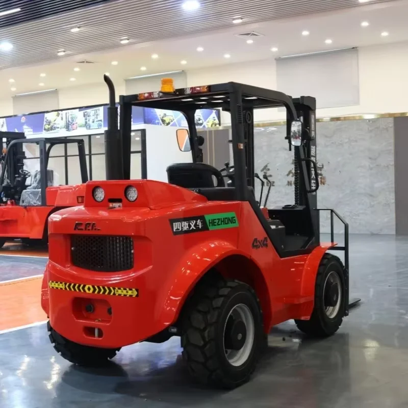 YG diesel Forklift Lifting Truck 3 Ton 4 Tons 5 Ton CE EPA with Fork Positioner and Side Shifter Warehouse Forklif