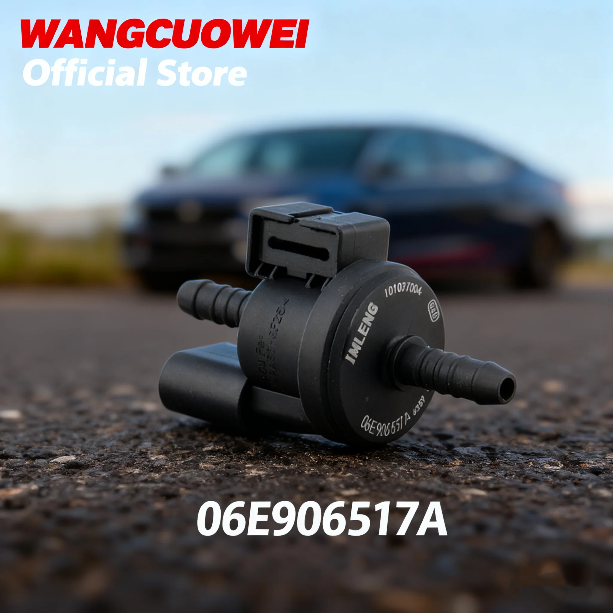 Válvula Solenoide de Purga del Canister de Vapor 06E906517 06E906517A 0280142431 para VW Touareg Golf Jetta Passat Beetle Audi A3 A4 A6 Q7 A8
