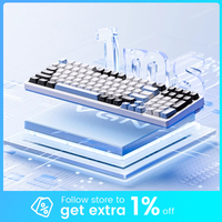 VGN V98 Pro V3 Mechanical Keyboard Tri Mode Wireless Keyboard Hot Swap RGB Gasket Laptop Gamer Gaming Keyboard PC Accessories ​