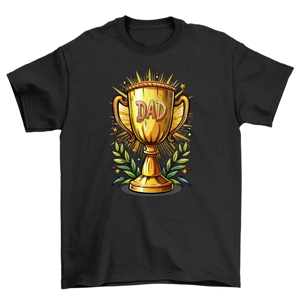 Trophy Dad Funny  - Because Dad Always Wins! 100% Cotton, Hilarious t-shi  T-shirts for Tees  tops Unisex Summer Short Sleeve