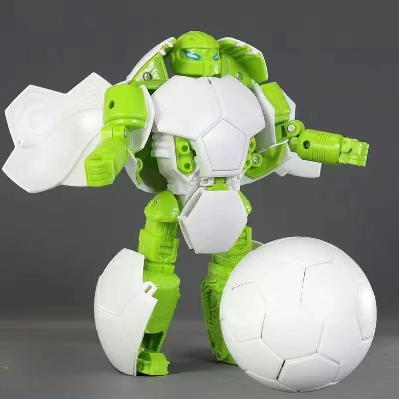 หุ่นยนต์รุ่นของเล่นบาสเกตบอลฟุตบอลกีฬาทรานส์ฟอร์มเมอร์แอ็คชั่นฟิกเกอร์
